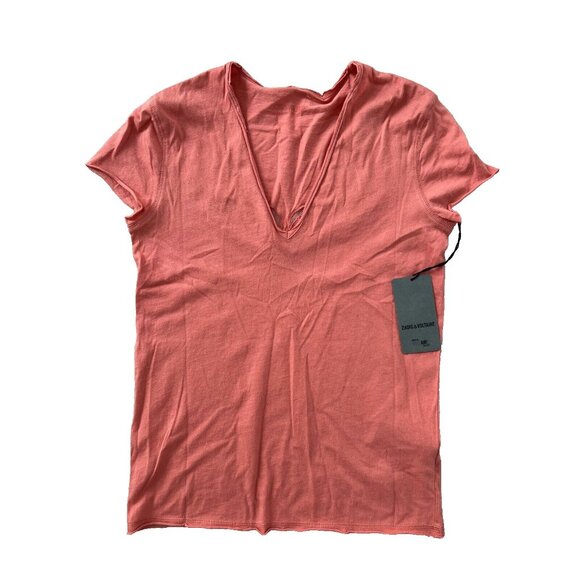 Zadig & Voltaire Peace Love Fishnet Tee Litchi ( XS ) - Picture 4 of 5